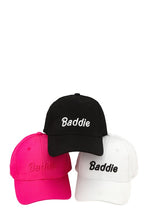 Load image into Gallery viewer, BADDIE Embroidery Cotton Cap